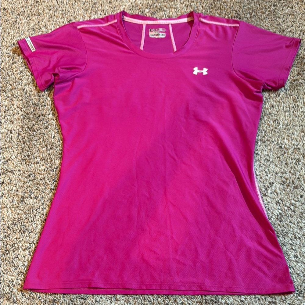 LG Pink Fitted Short Sleeve Tee
